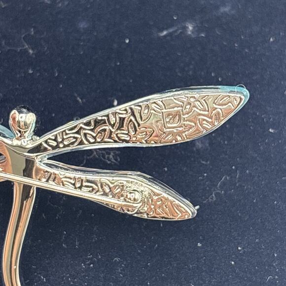Vintage Swarovski Brooch Dragonfly Iridescent - Picture 5 of 7